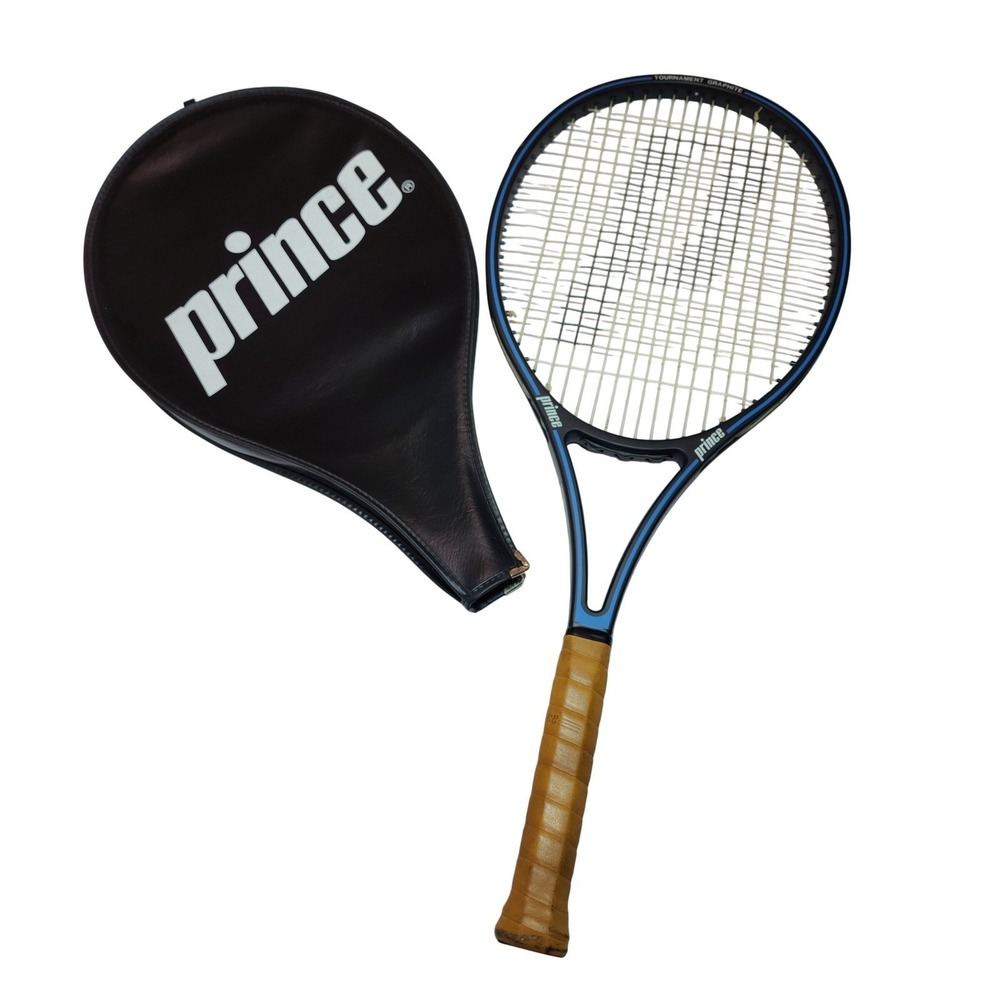 Prince Tournament Graphite Series 110‎ Tennis Racquet 4 1/4 No 2 Grip with Cover